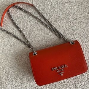 PRADA 100% Authentic brand new orange beautiful shoulder/crossbody bag